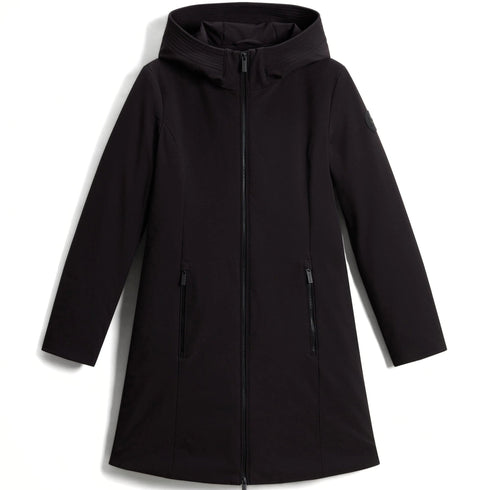 Woolrich Parka lungo Parka Donna lungo Firth liscio Nero - Francavilla Moda